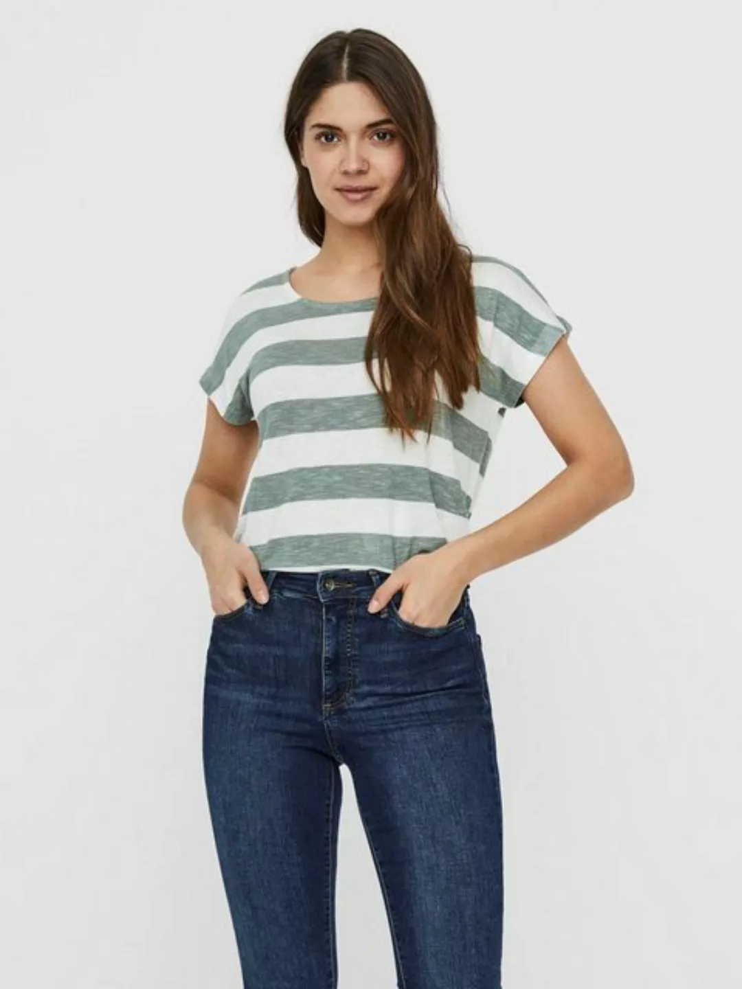 Vero Moda T-Shirt Vero Moda Damen T-Shirt - VmWide Stripe Sleeveless Top günstig online kaufen