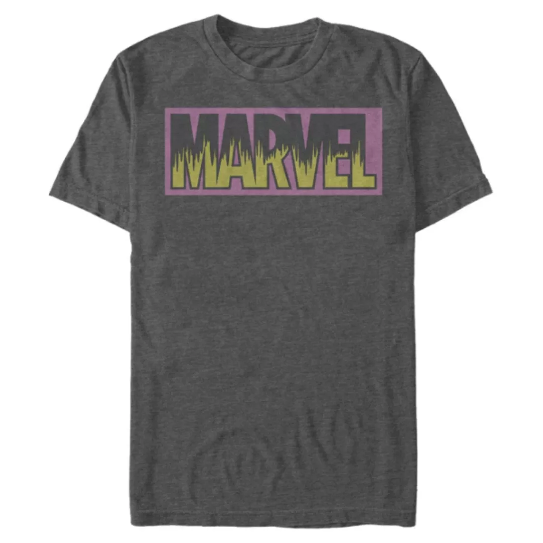 Marvel - Marvel Neon Logo - Männer T-Shirt günstig online kaufen