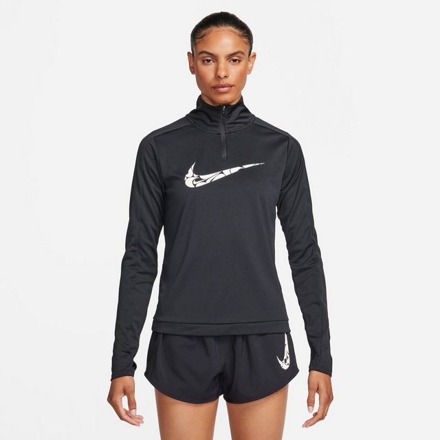 Nike Langarmshirt W NK SWSH HBR DF HZ MID BLACK/WHITE günstig online kaufen