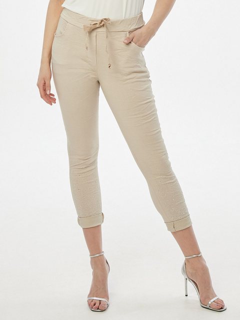 Body Needs Jeggings Sweathose Figurbetont mit Glitzerdetails günstig online kaufen