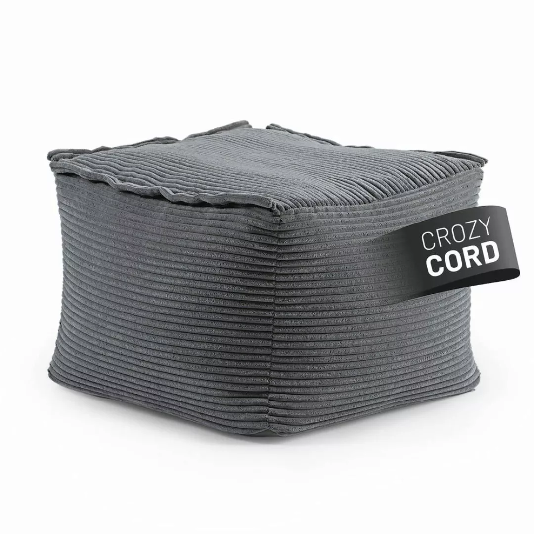 Lumaland Sitzsack Hocker Modular Cord 54x54x40cm günstig online kaufen