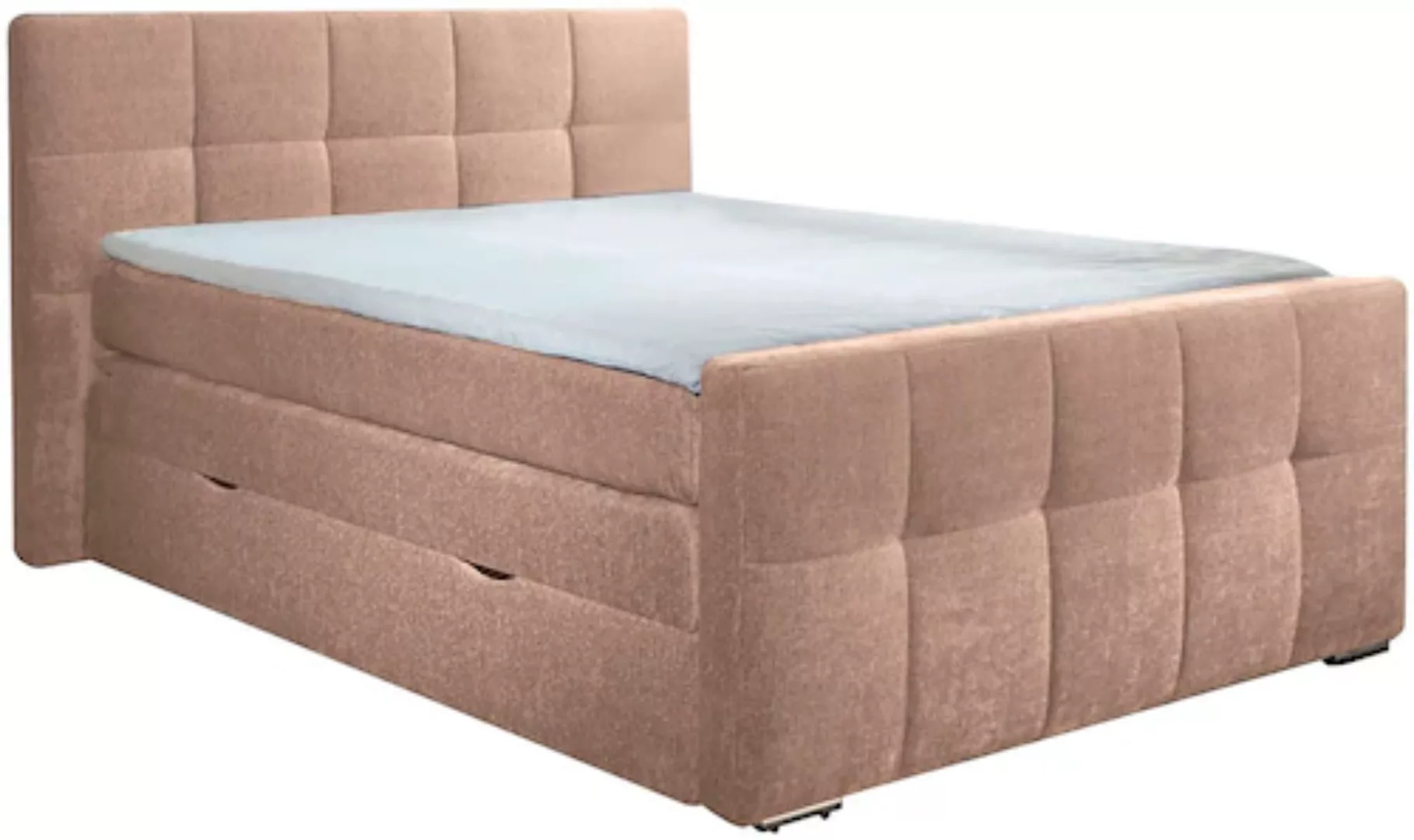 Places of Style Boxspringbett »Rosà«, H3/H3, H3/H4, H4/H4 möglich günstig online kaufen
