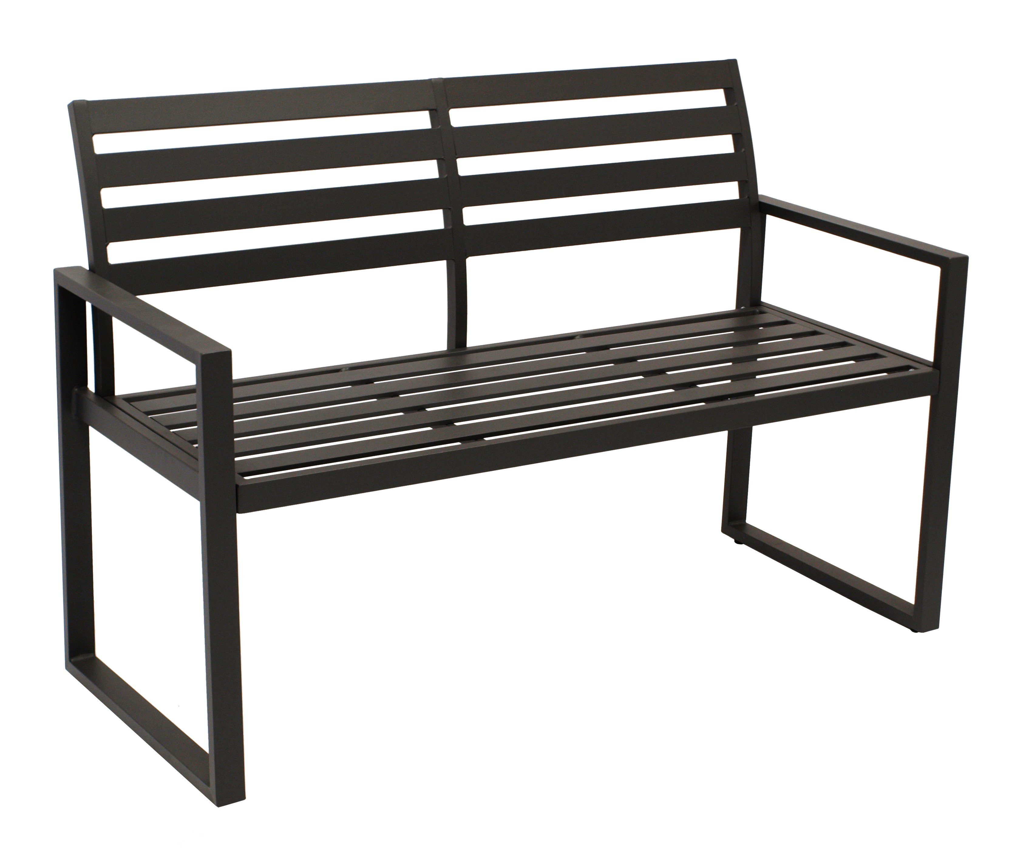 DEGAMO Gartenbank ATLANTA, 2-sitzer 123cm, Aluminium günstig online kaufen
