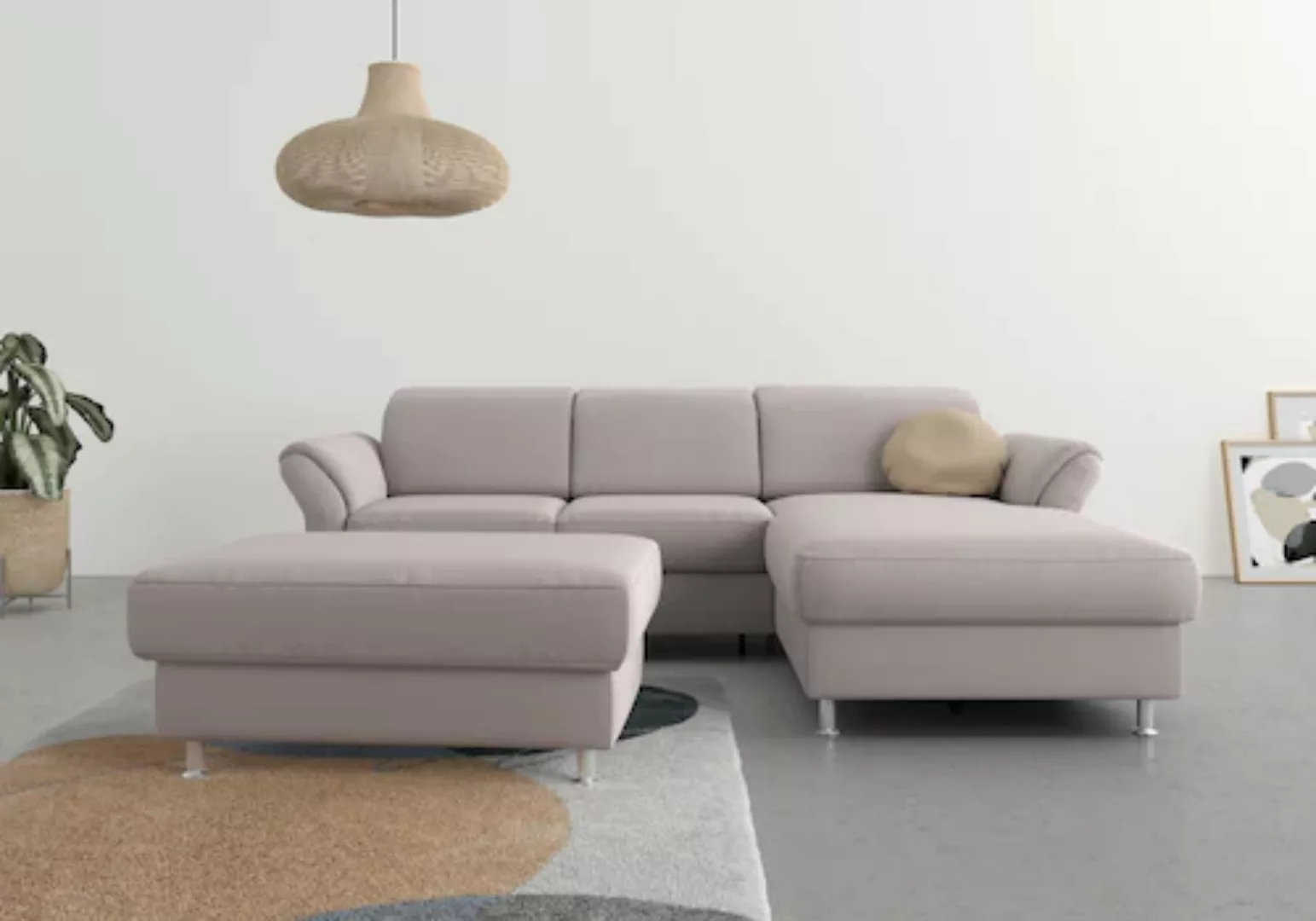 sit&more Ecksofa Apulia L-Form, wahlweise Bettfunktion, Bettkasten und Kopf günstig online kaufen