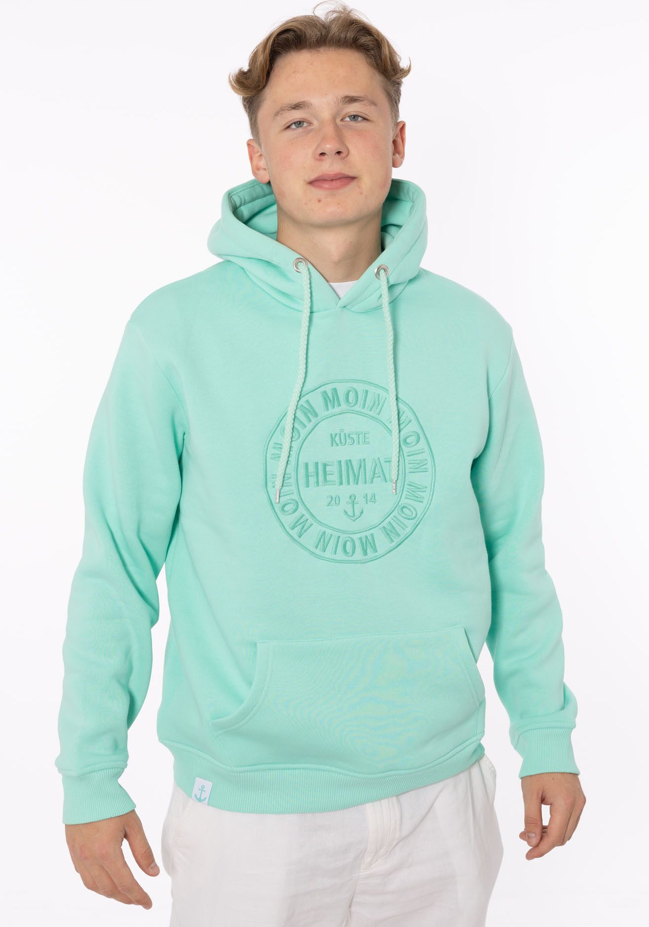 Zwillingsherz Hoodie "Heimat 2014" mit Fronttaschen günstig online kaufen