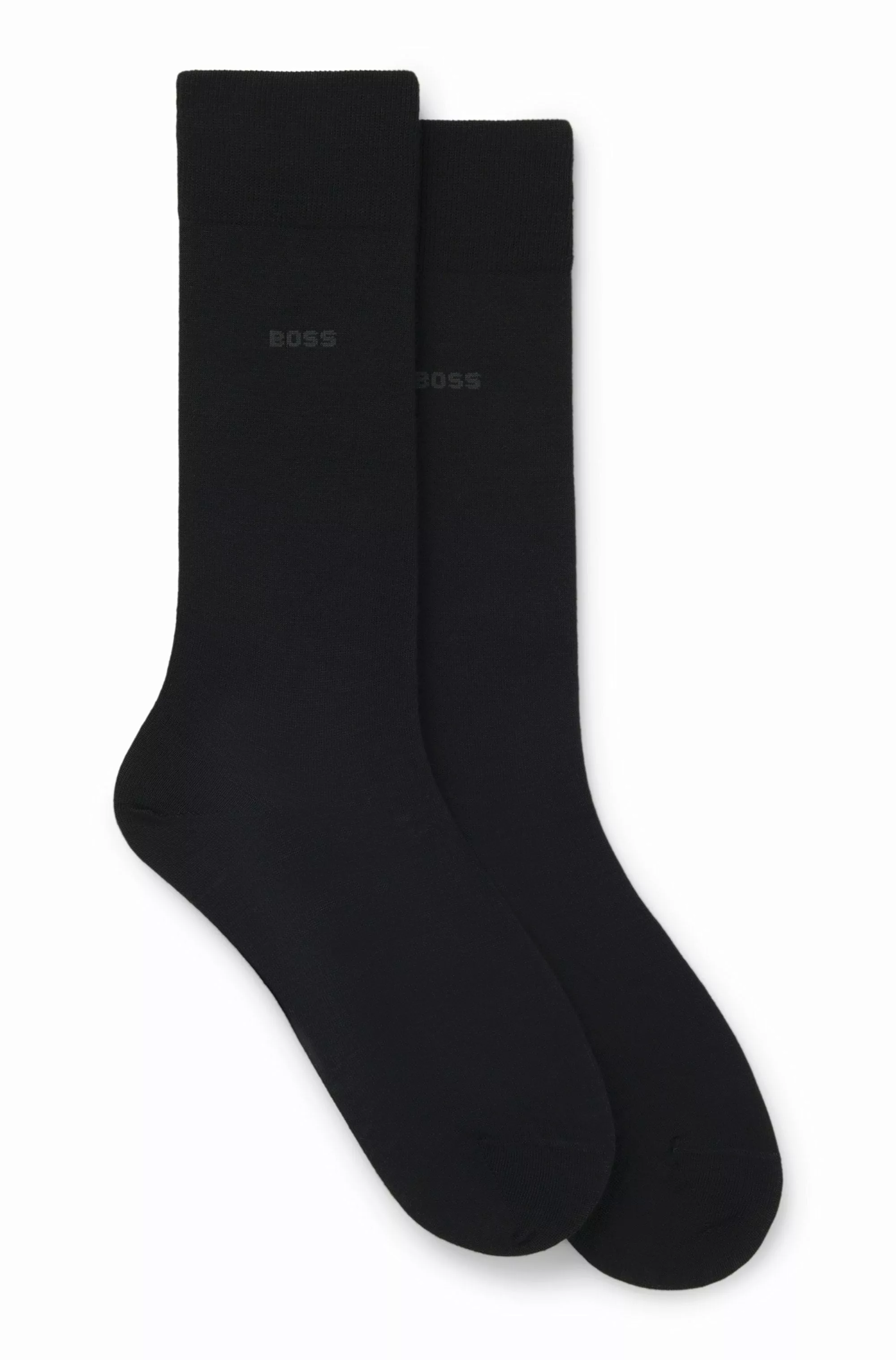 BOSS Socken "2P RS Uni WO", (Packung, 2 Paar, 2er Pack), mit eingesticktem günstig online kaufen