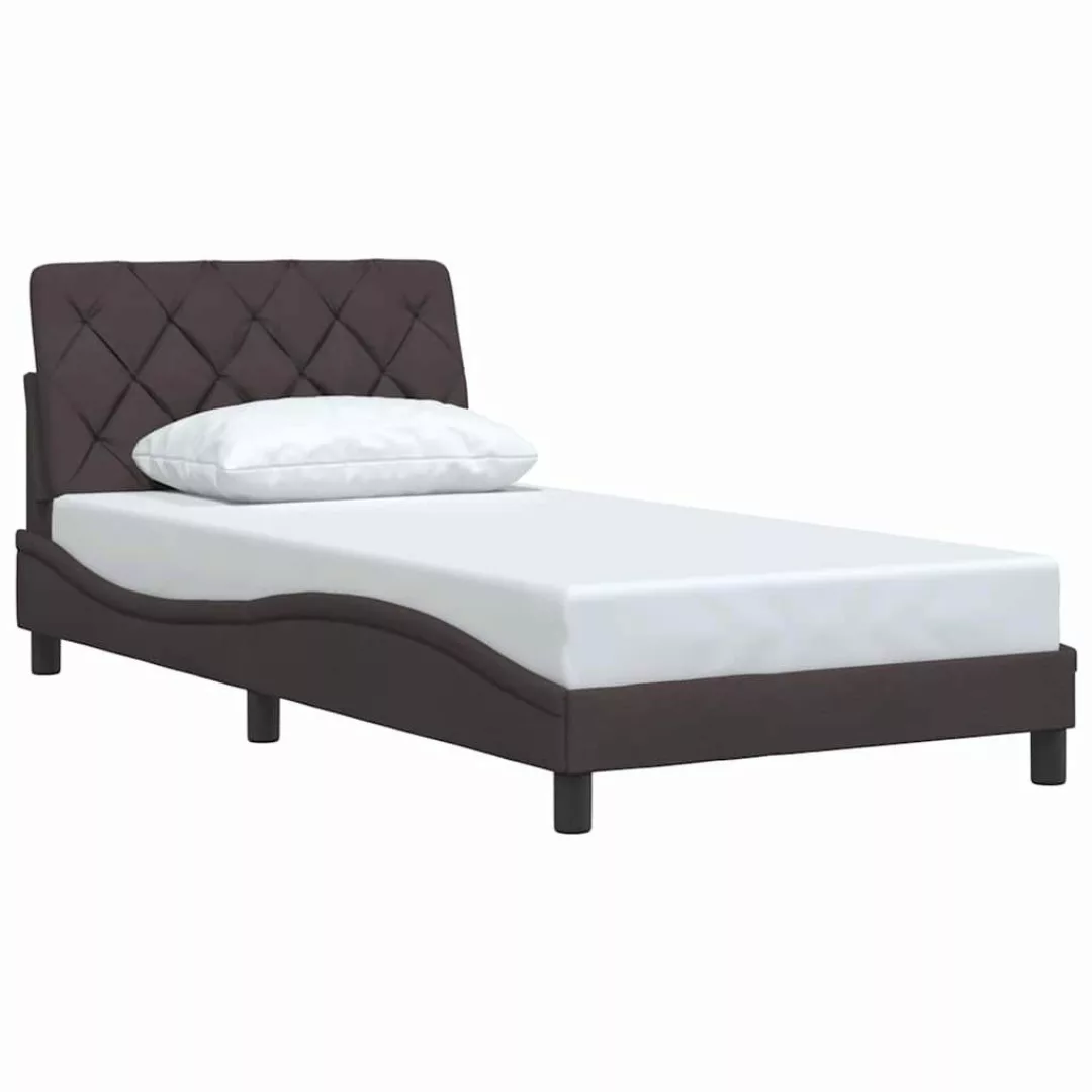 vidaXL Bett Bettgestell ohne Matratze Dunkelbraun günstig online kaufen