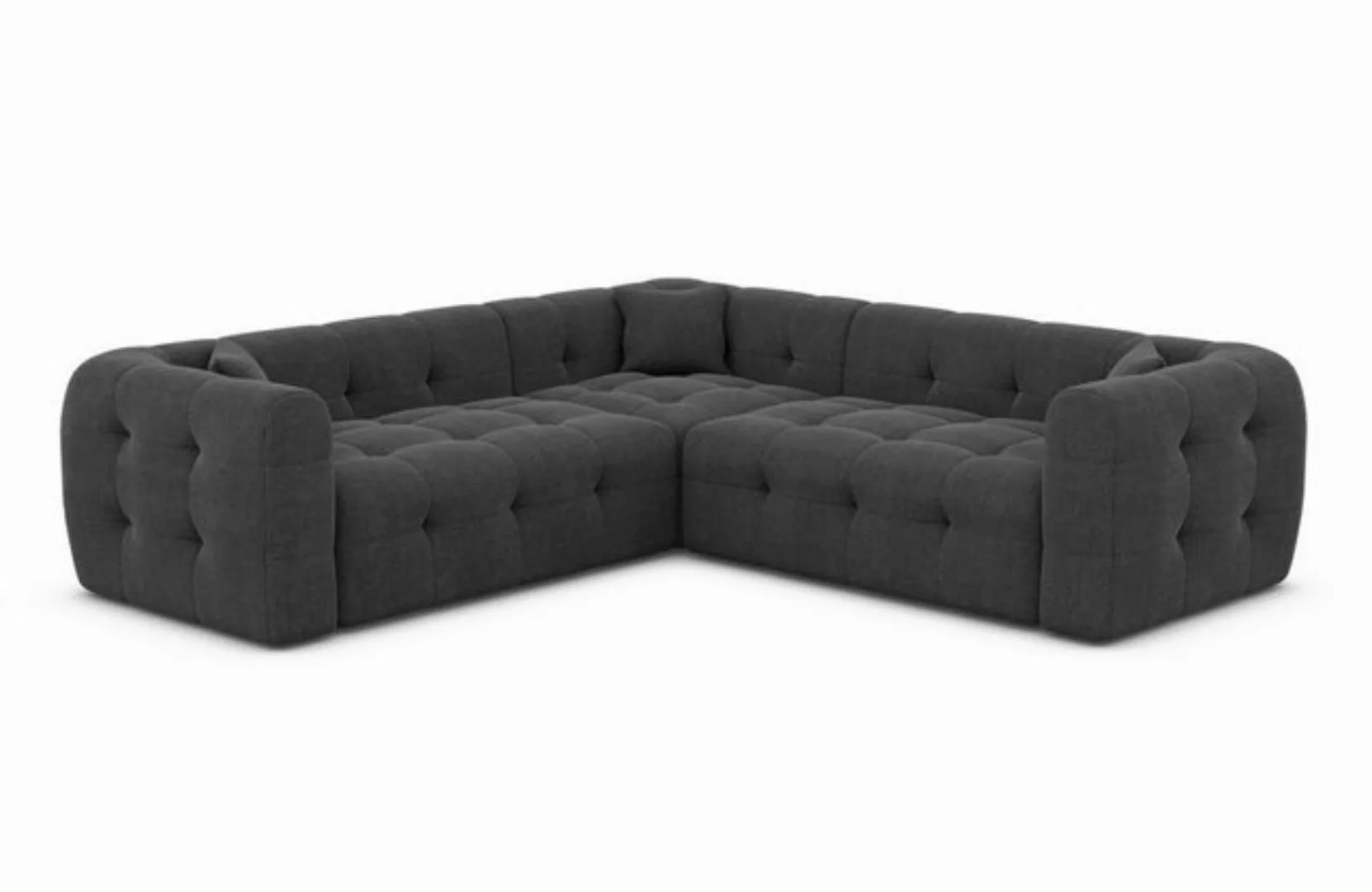 Sofa Dreams Ecksofa Sofa Polsterstoff Eckcouch Samt Lounge Couch Sevilla L günstig online kaufen