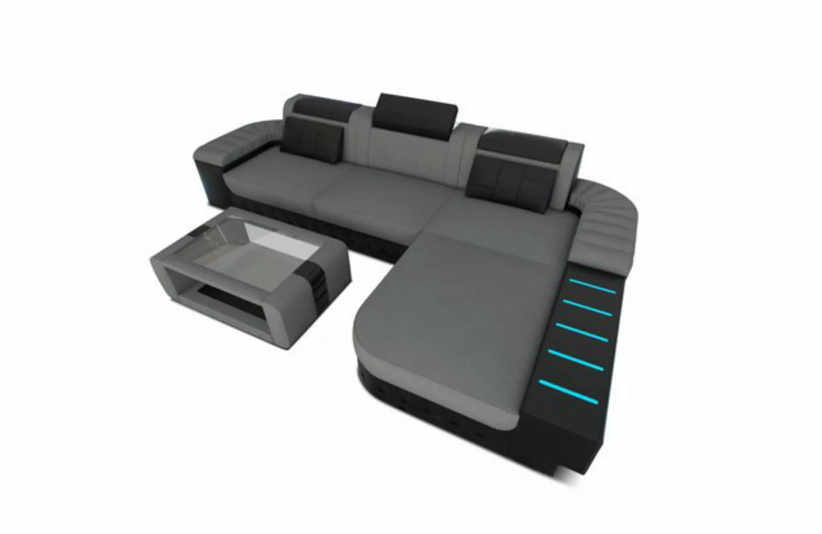 Sofa Dreams Ecksofa Polster Sofa Stoff Bellagio L Form Stoffsofa Couch, mit günstig online kaufen