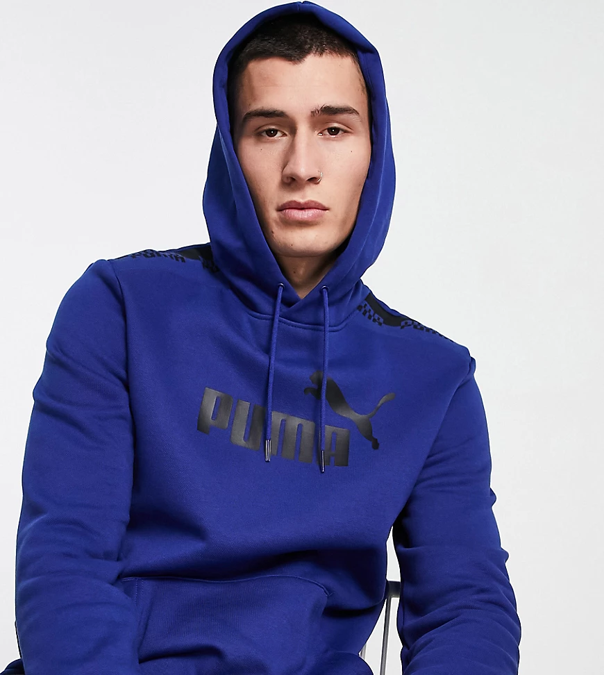 Puma – Amplified – Kapuzenpullover in Blau günstig online kaufen