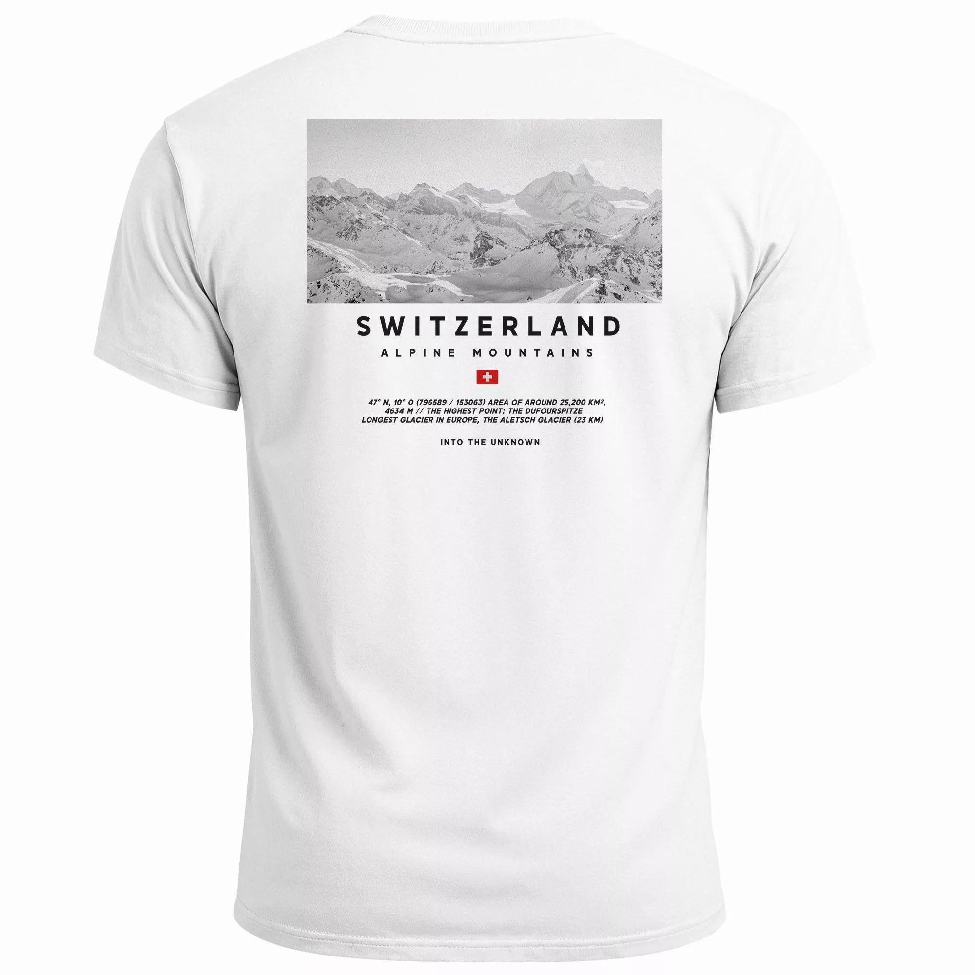 Neverless Print-Shirt Herren T-Shirt Wandern Berge günstig online kaufen