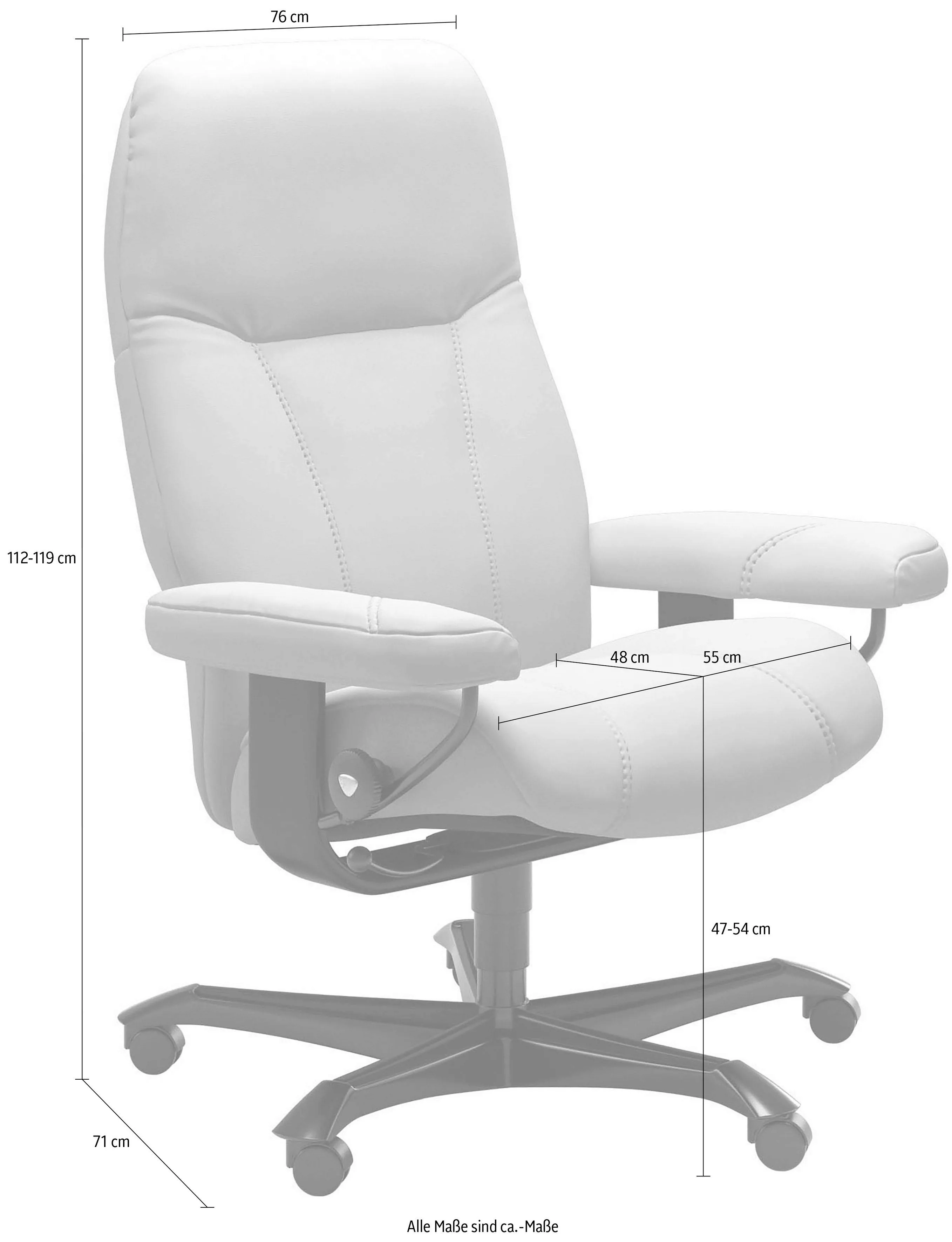 Stressless® Relaxsessel »Consul«, mit Home Office Base, Größe M, Gestell Br günstig online kaufen