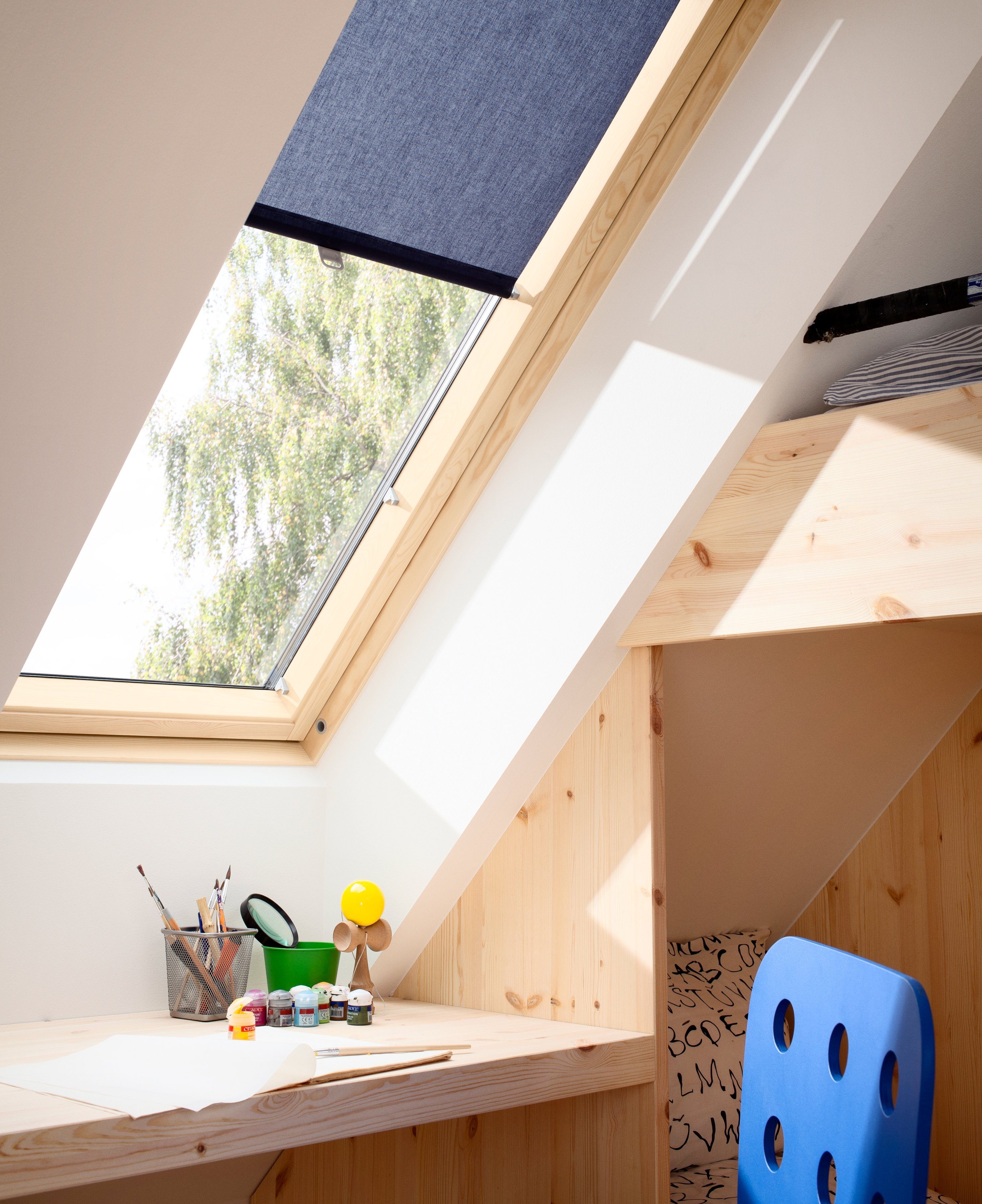 Dachfensterrollo mit Haltekrallen RHL FK00/CK00/MK00/SK00 9050, günstig online kaufen