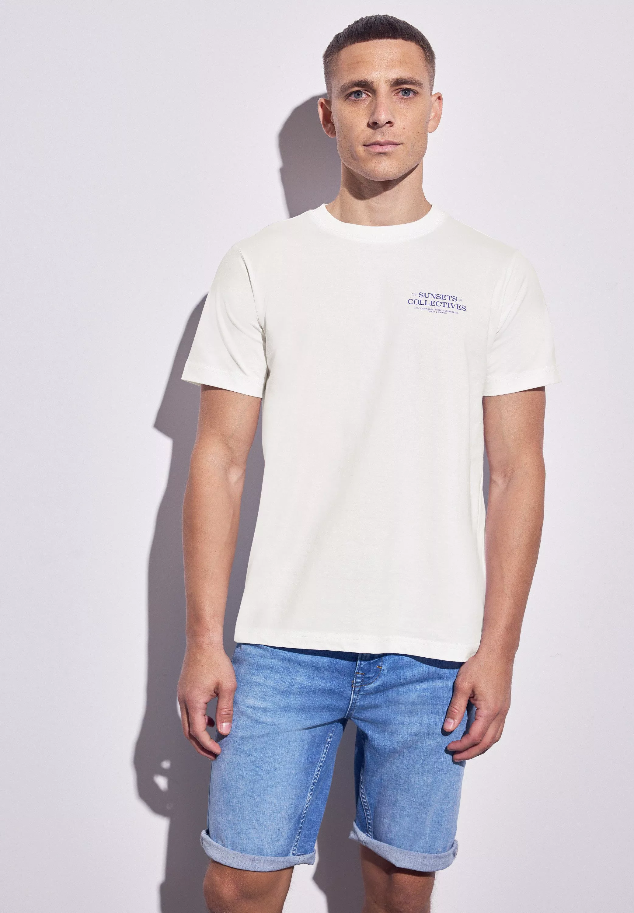 STREET ONE MEN T-Shirt, mit Rundhalsausschnitt günstig online kaufen