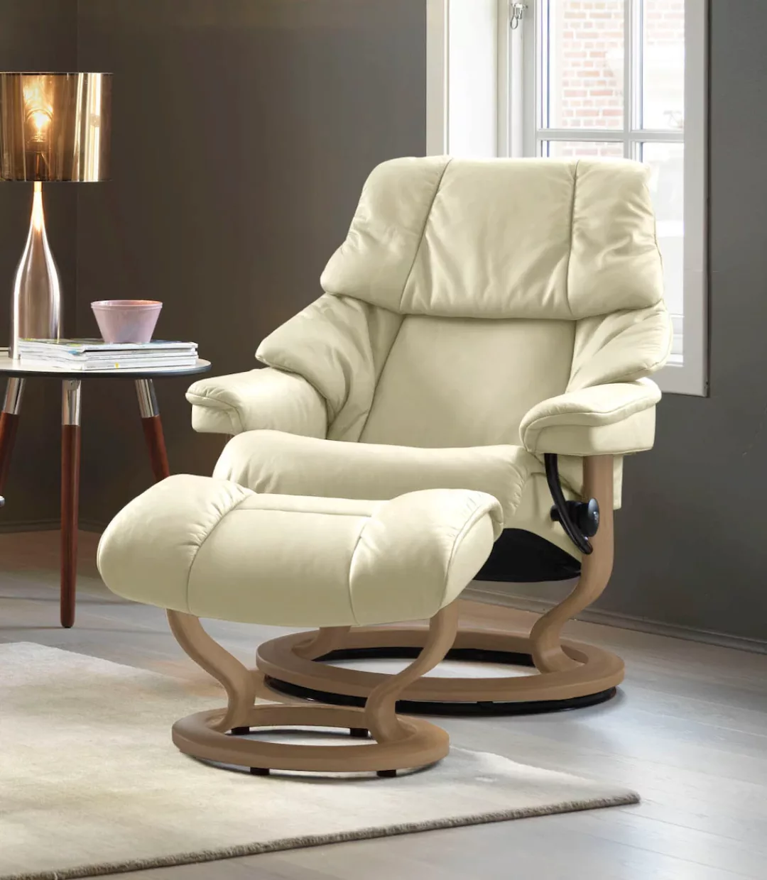 Stressless Relaxsessel "Reno", mit Classic Base, Größe S, M & L, Gestell Ei günstig online kaufen