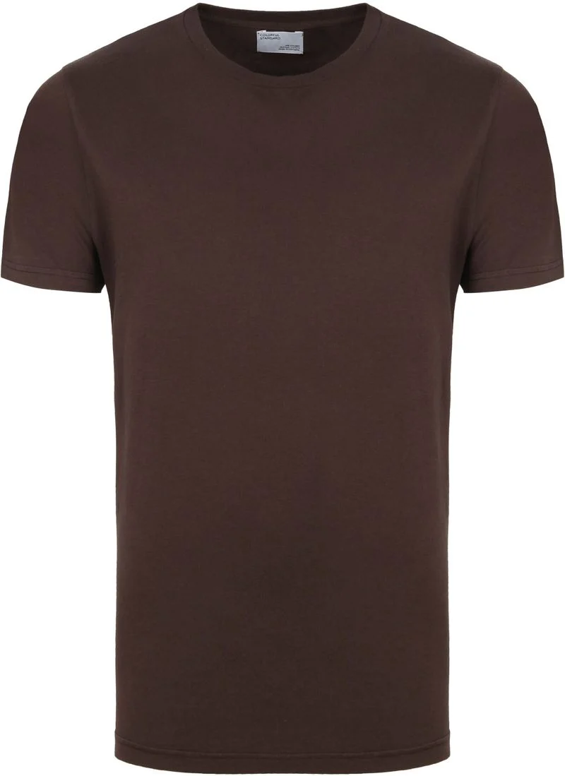 Colorful Standard Organic T-shirt Dunkelbraun - Größe L günstig online kaufen