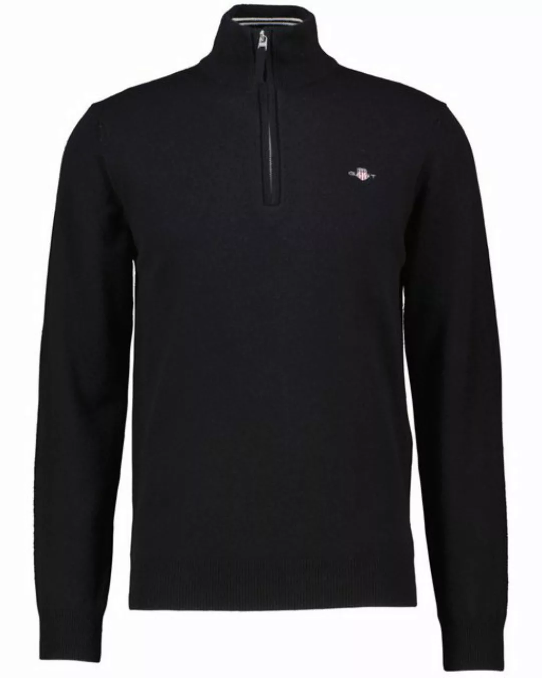 Gant Strickpullover Herren Troyer aus Lammwolle (1-tlg) günstig online kaufen