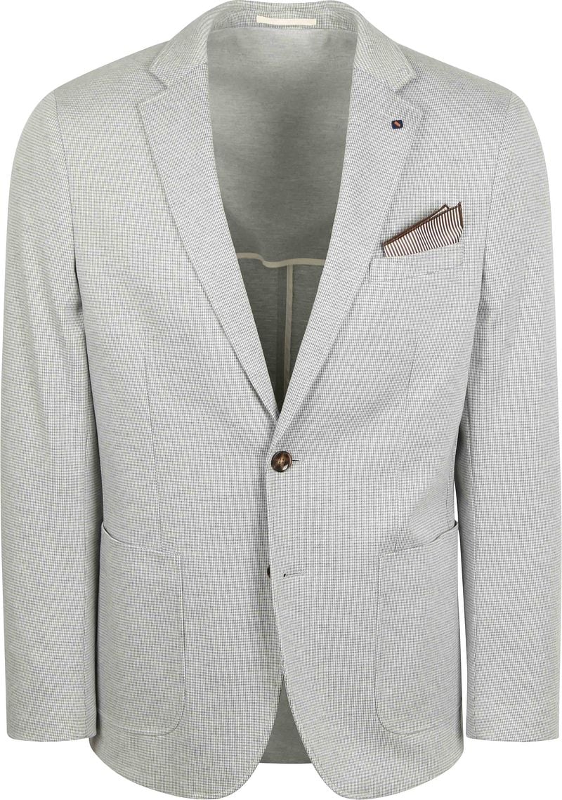 Suitable Blazer Face Druck Mist Grau - Größe 52 günstig online kaufen