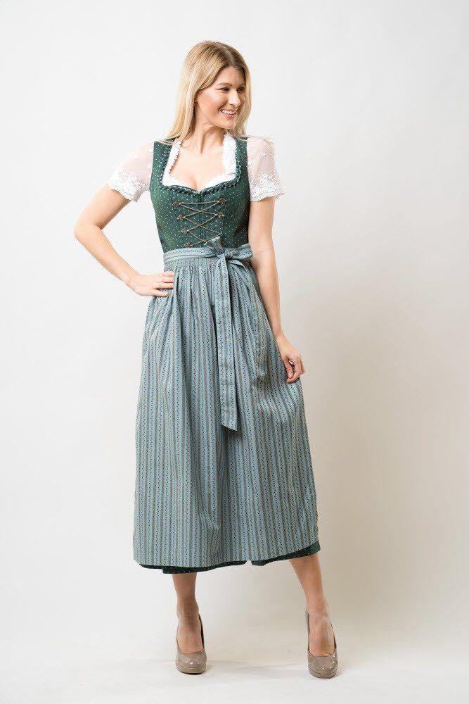 Nübler Dirndl Damen Dirndl lang im günstig online kaufen