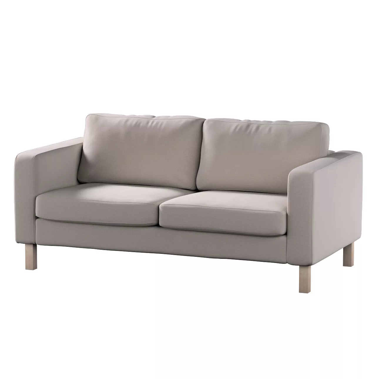 Bezug für Karlstad 2-Sitzer Sofa nicht ausklappbar, beige, Sofahusse, Karls günstig online kaufen