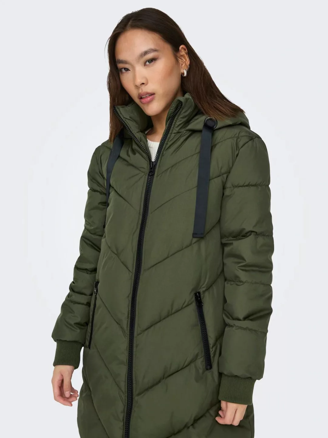 JDY Steppmantel "JDYSKYLAR LIFE HOOD JACKET OTW NOOS" günstig online kaufen