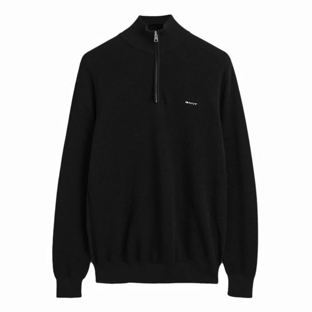 Gant Troyer COTTON PIQUE HALF ZIP mit Piqué-Struktur günstig online kaufen