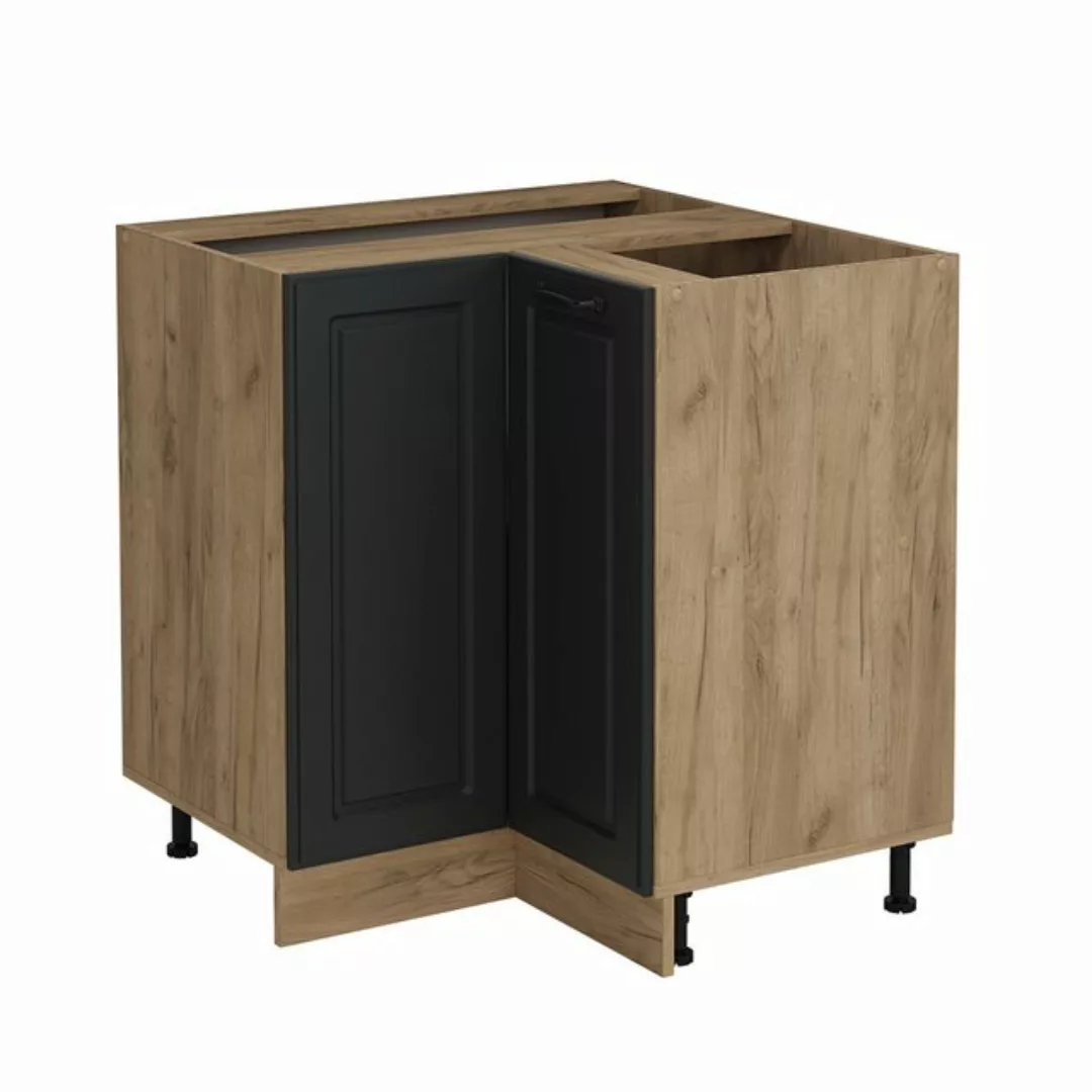 Vicco Eckunterschrank R-Line, Anthrazit Landhaus/Goldkraft Eiche, 75.6 cm o günstig online kaufen