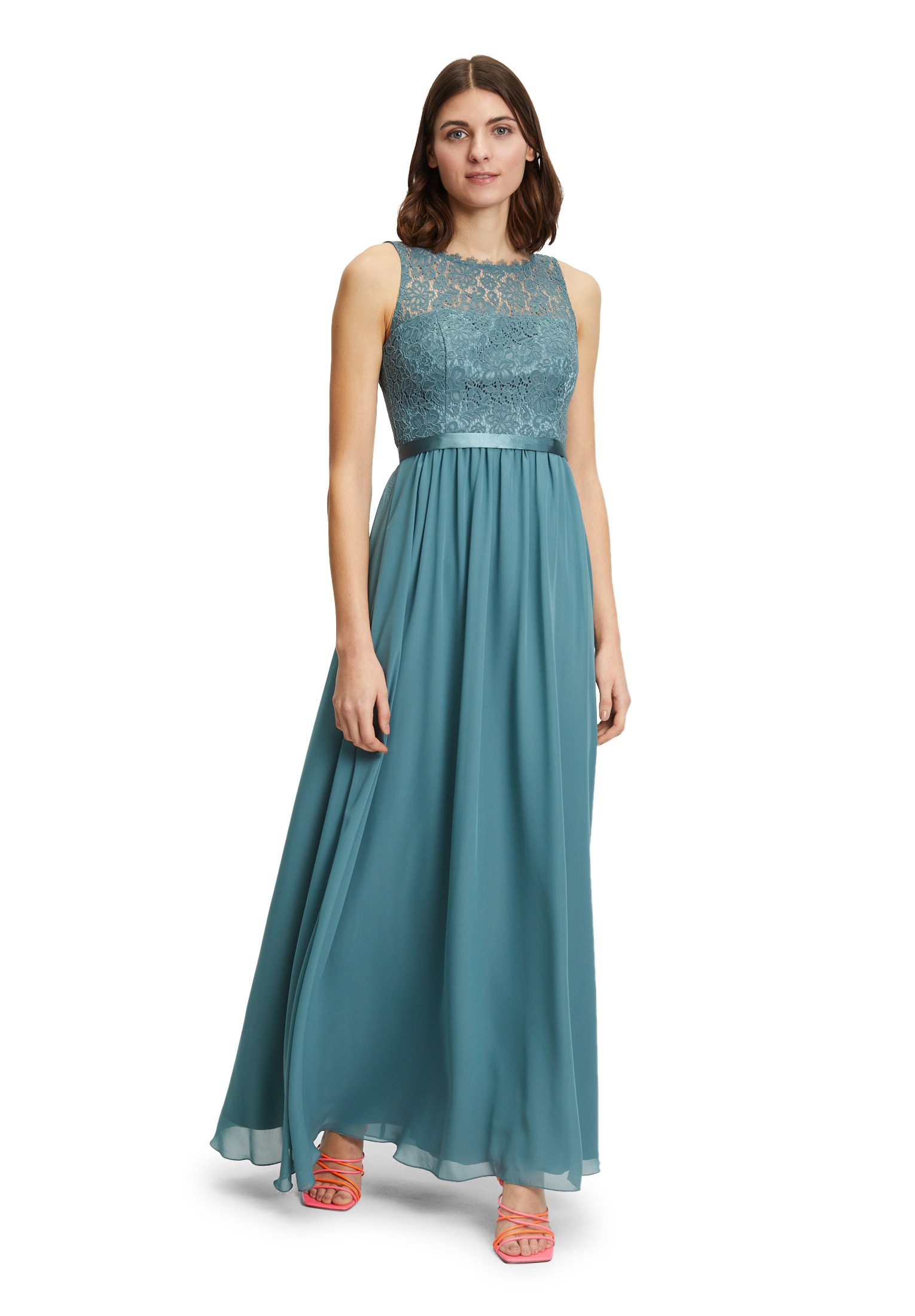 Vera Mont Cocktailkleid "Vera Mont Damen Abendkleid mit Spitze", Bogenkante günstig online kaufen