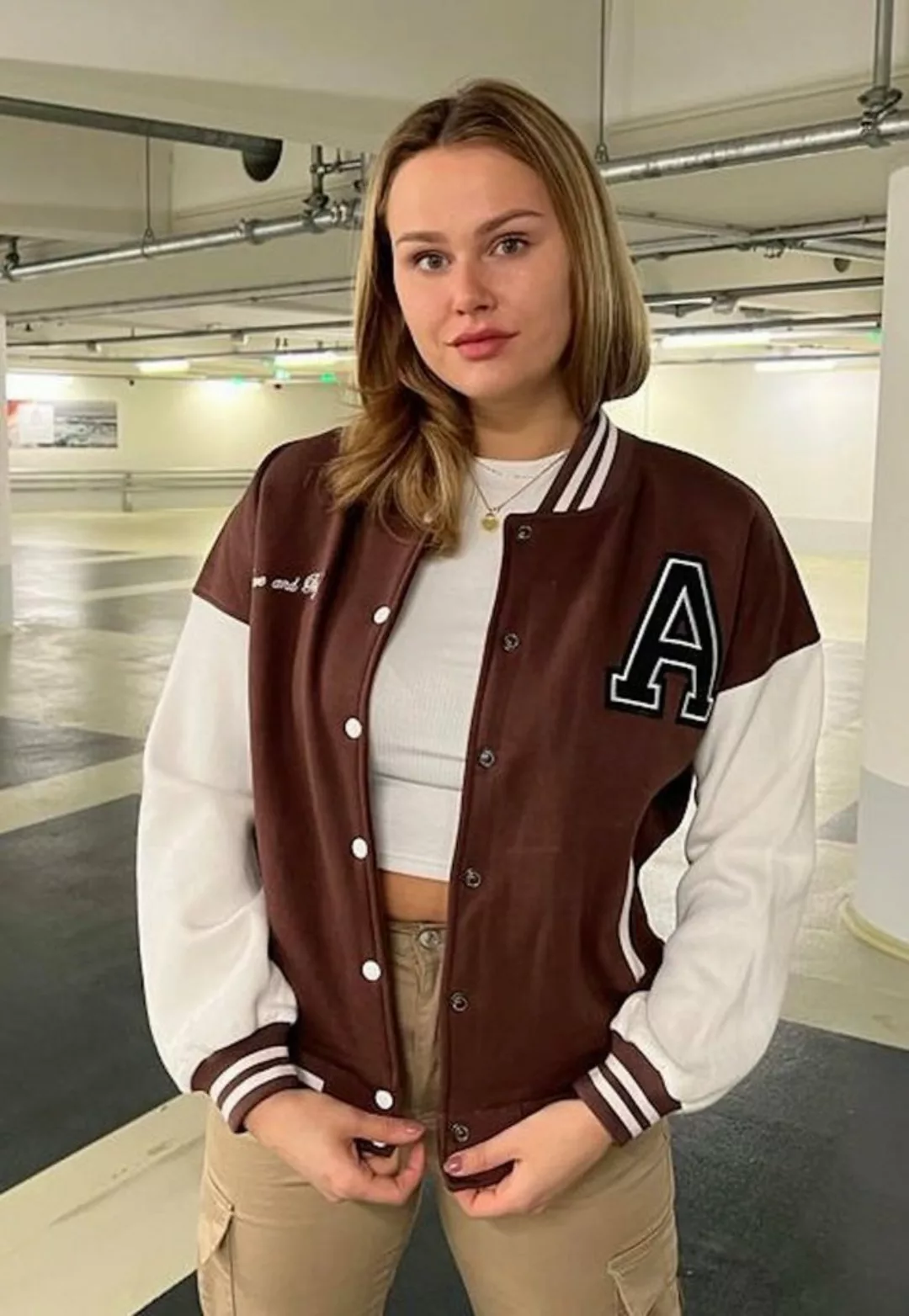 Worldclassca Collegejacke Worldclassca Collegejacke Aufnähern Sweatjacke Üb günstig online kaufen