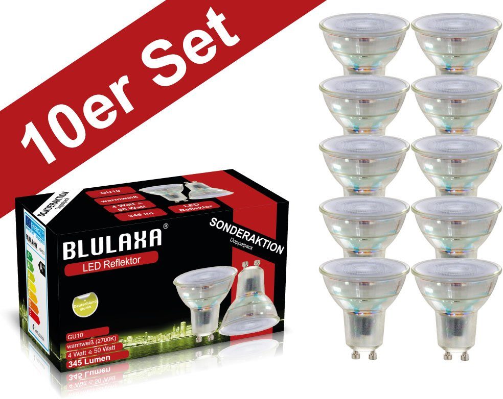 BLULAXA LED-Leuchtmittel Retro Multi, GU10, 10 günstig online kaufen