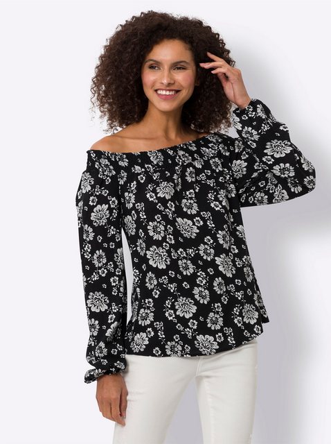 heine Klassische Bluse Druckbluse günstig online kaufen