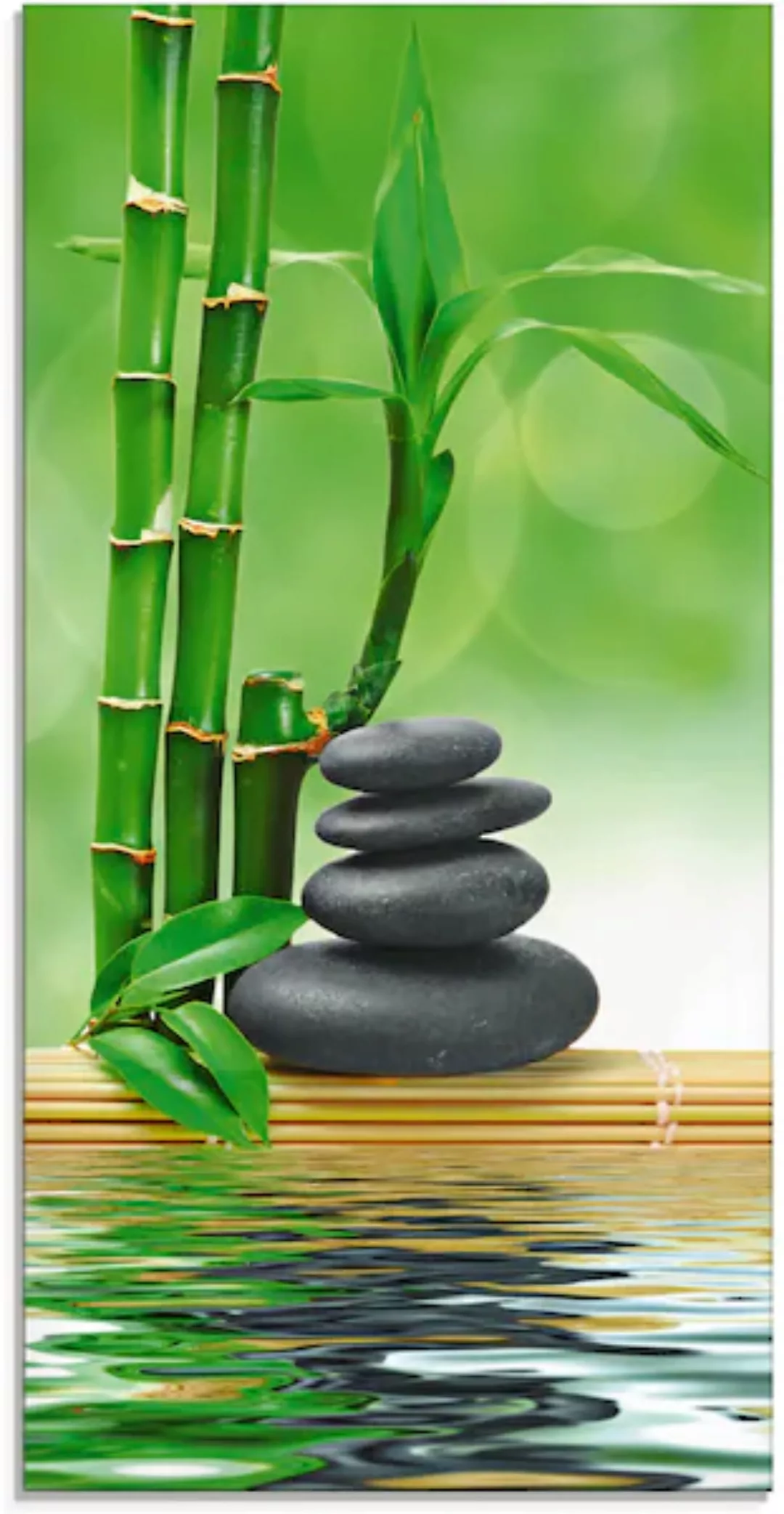 Artland Glasbild »Spa Konzept Zen Basaltsteine«, Zen, (1 St.) günstig online kaufen