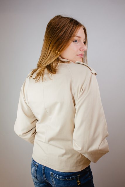 Fuchs Schmitt Wolljacke Trench Jacke THE FOX beige günstig online kaufen