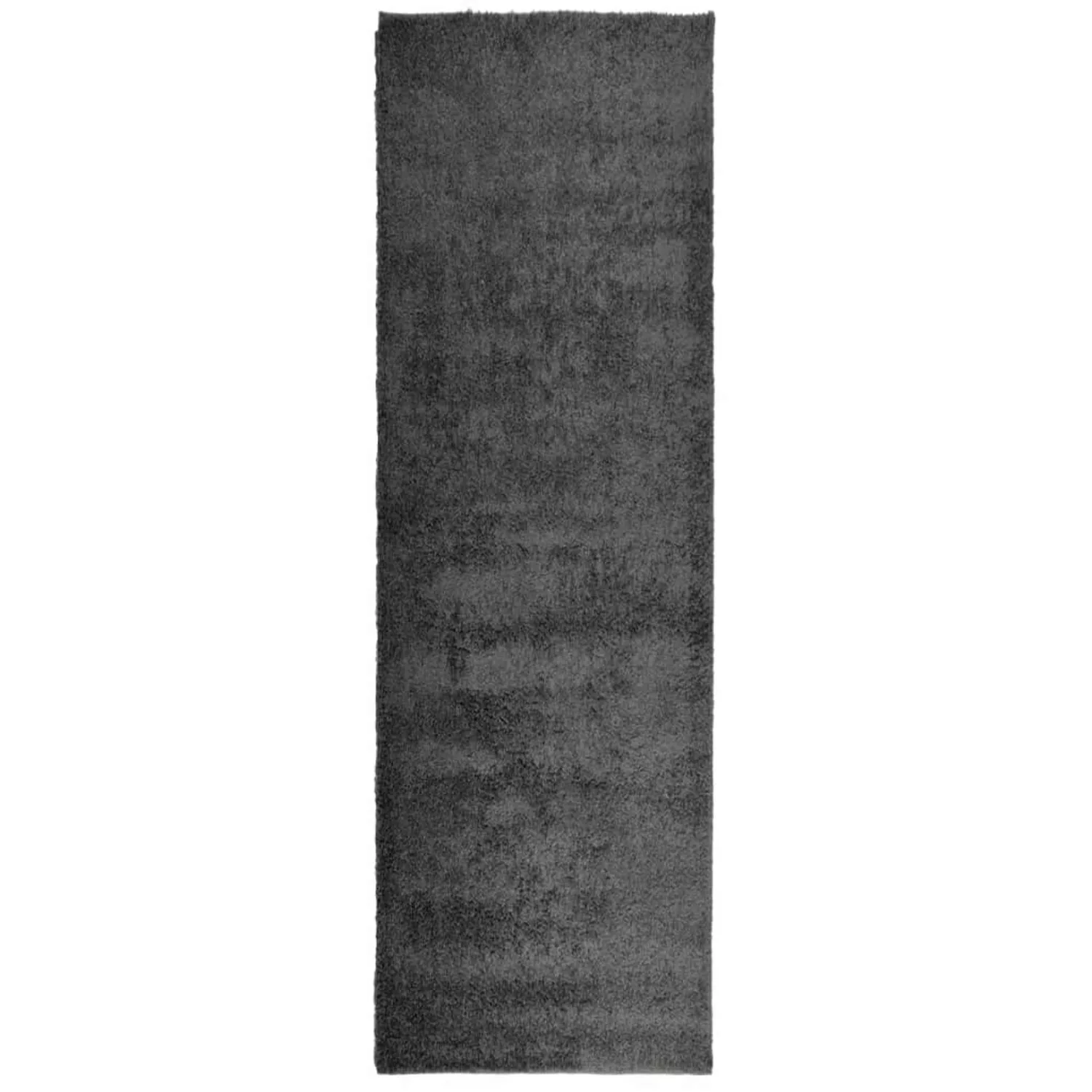 vidaXL Teppich Shaggy Hochflor Modern Anthrazit 80x250 Cm 1954668 günstig online kaufen