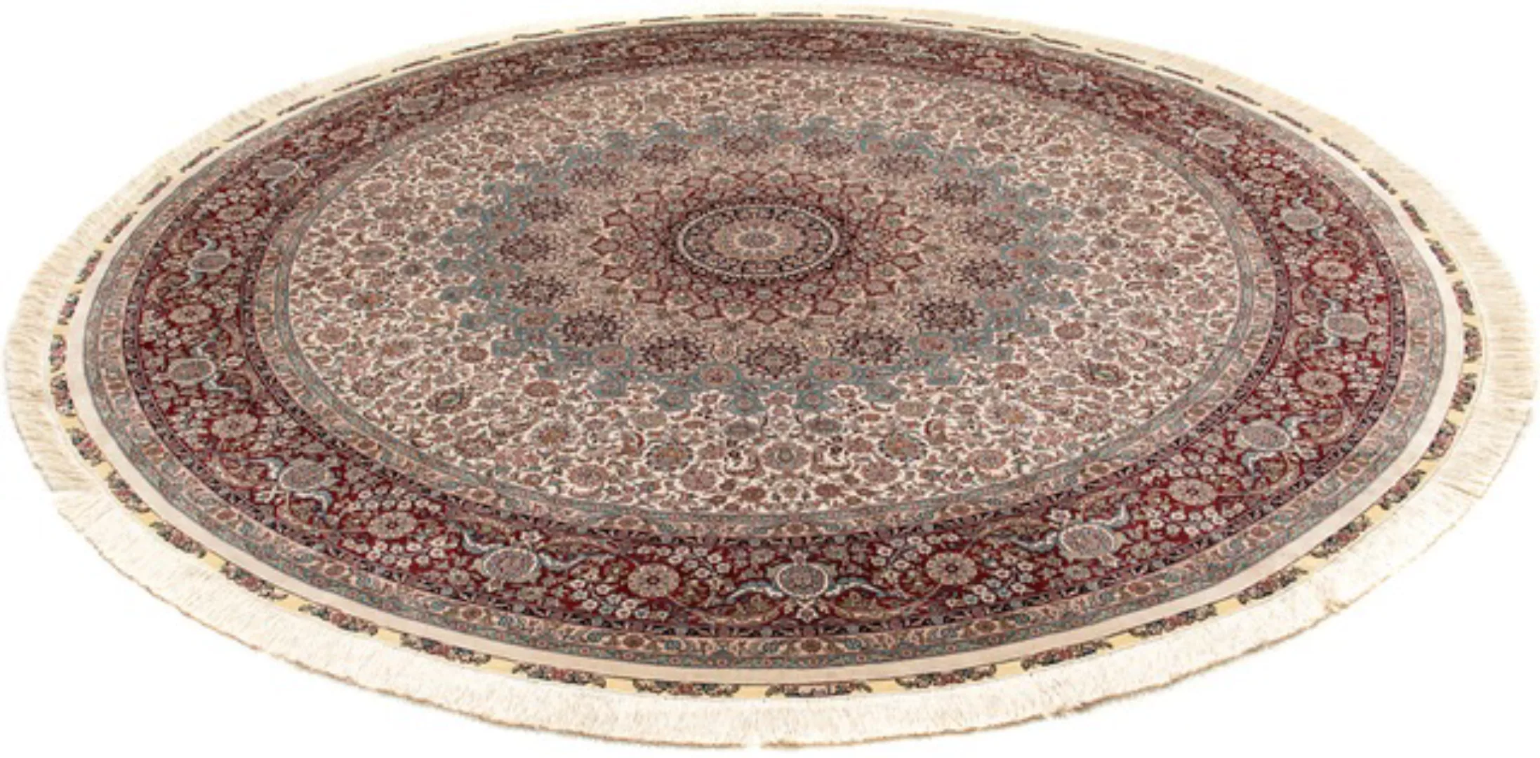 morgenland Orientteppich »Hereke rund - 215 x 215 cm - hellbraun«, rund, 3 günstig online kaufen