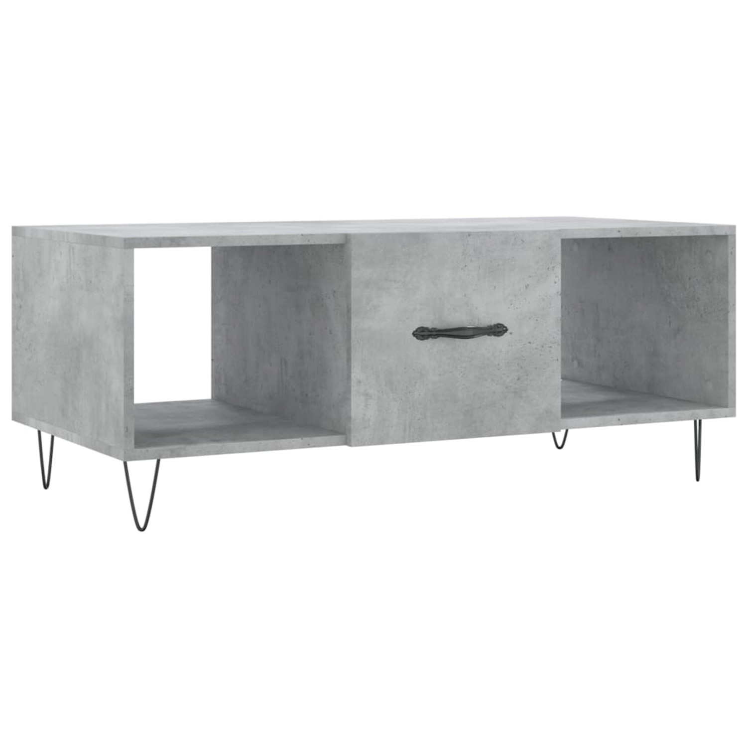 vidaXL Couchtisch Betongrau 102x50x40 cm Holzwerkstoff Modell 7 günstig online kaufen