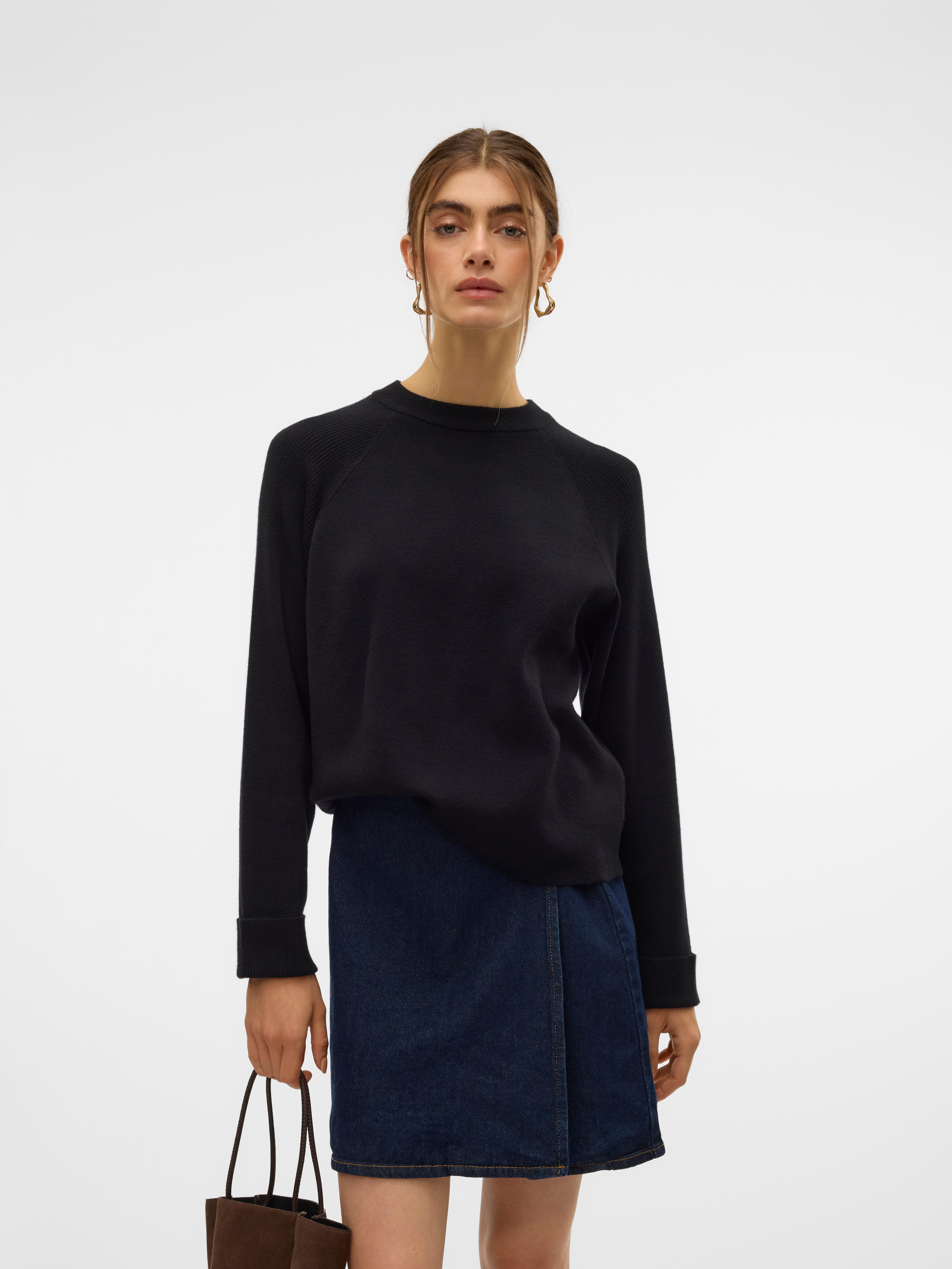 Vero Moda Strickpullover VMGOLD MIX LS günstig online kaufen