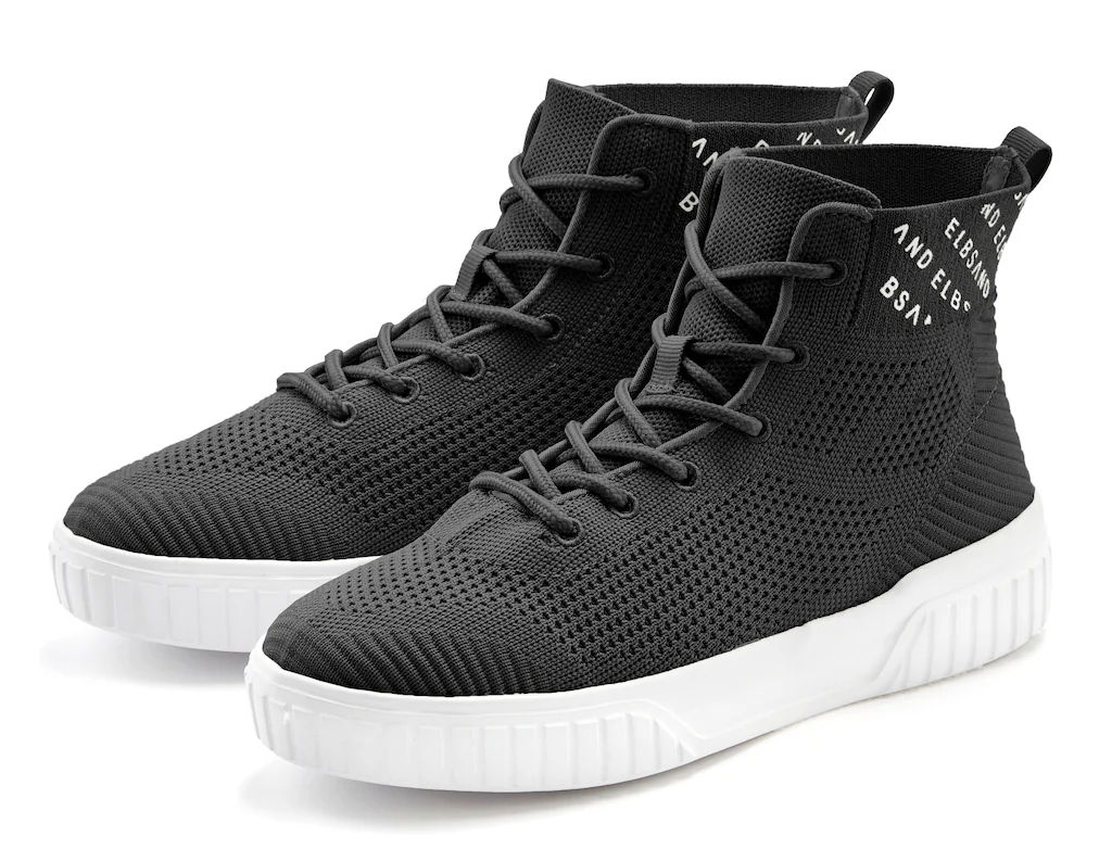 Elbsand Sneaker, High Top in modischer Mesh-Optik VEGAN günstig online kaufen