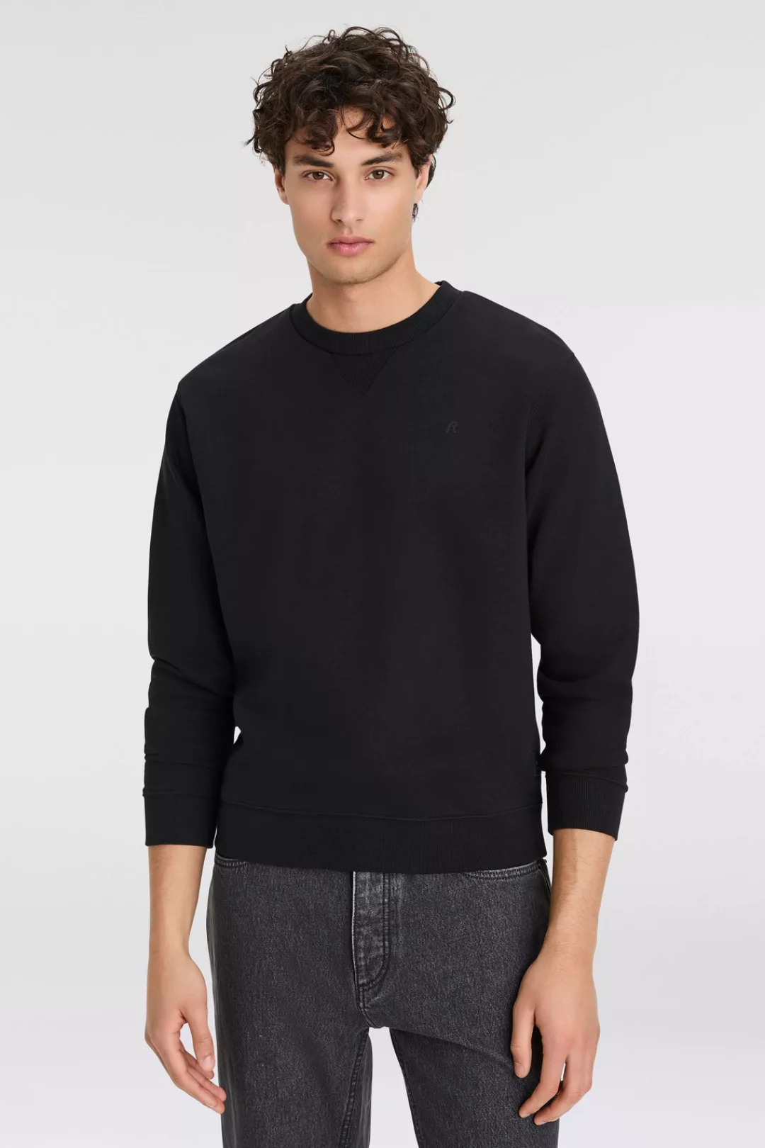 Replay Herren Sweatshirt BRUSHED FLEECE - Regular Fit günstig online kaufen