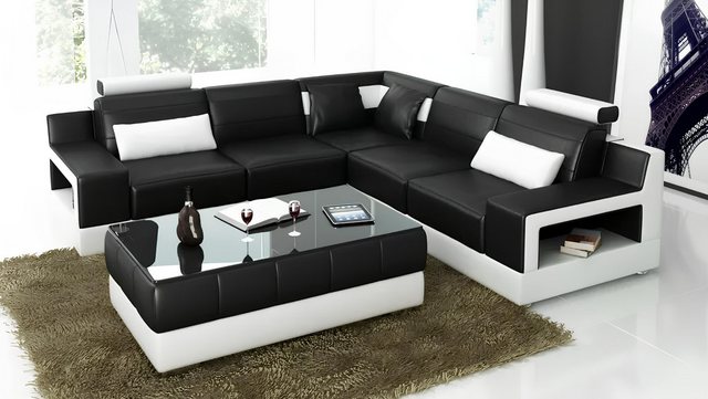 Xlmoebel Ecksofa Moderne Designer Eckgarnitur aus XXL-Leder-Sofa für das Wo günstig online kaufen