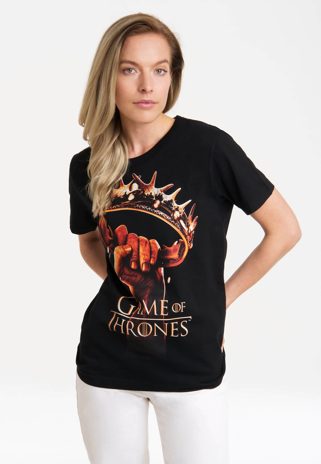 LOGOSHIRT T-Shirt "Game Of Thrones - Krone", mit lizenziertem Print günstig online kaufen