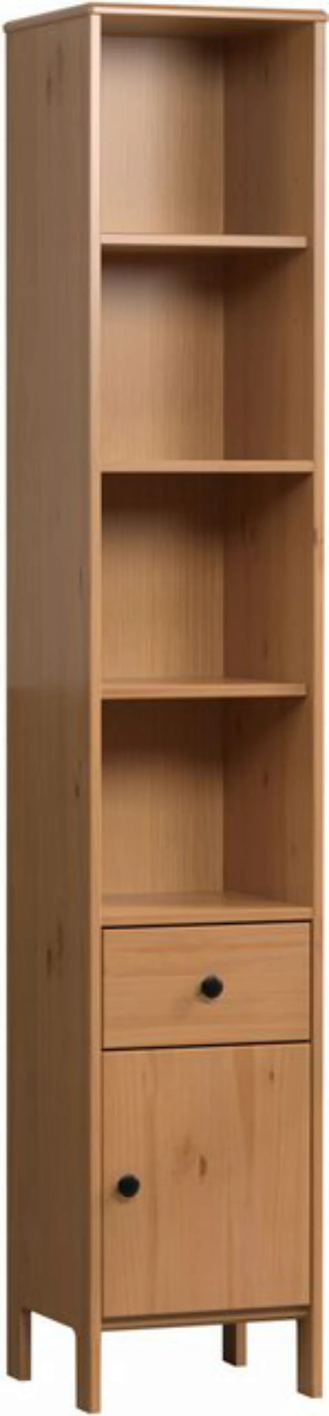 welltime Hochschrank Kall (1-St) Badschrank aus Kiefer-Massivholz mit Schub günstig online kaufen