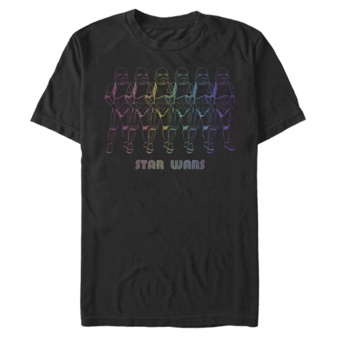 Star Wars - Stormtroopers Chrome Line Troop - Männer T-Shirt günstig online kaufen