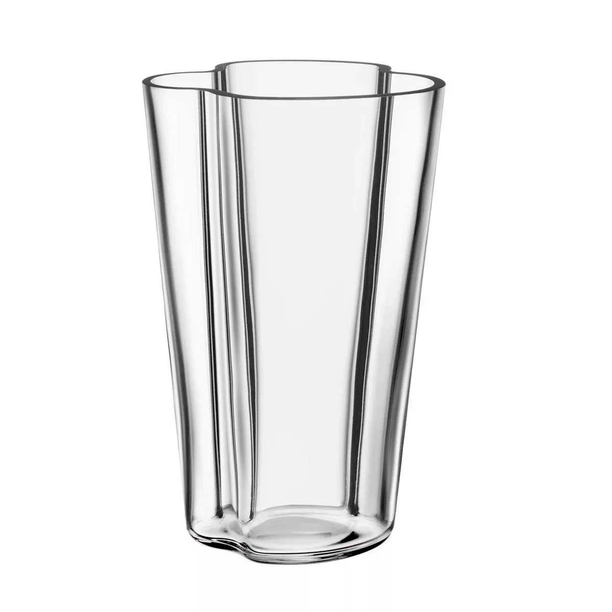 iittala - Alvar Aalto Vase 220mm - transparent/LxBxH 14x11,2x22cm/Handwäsch günstig online kaufen