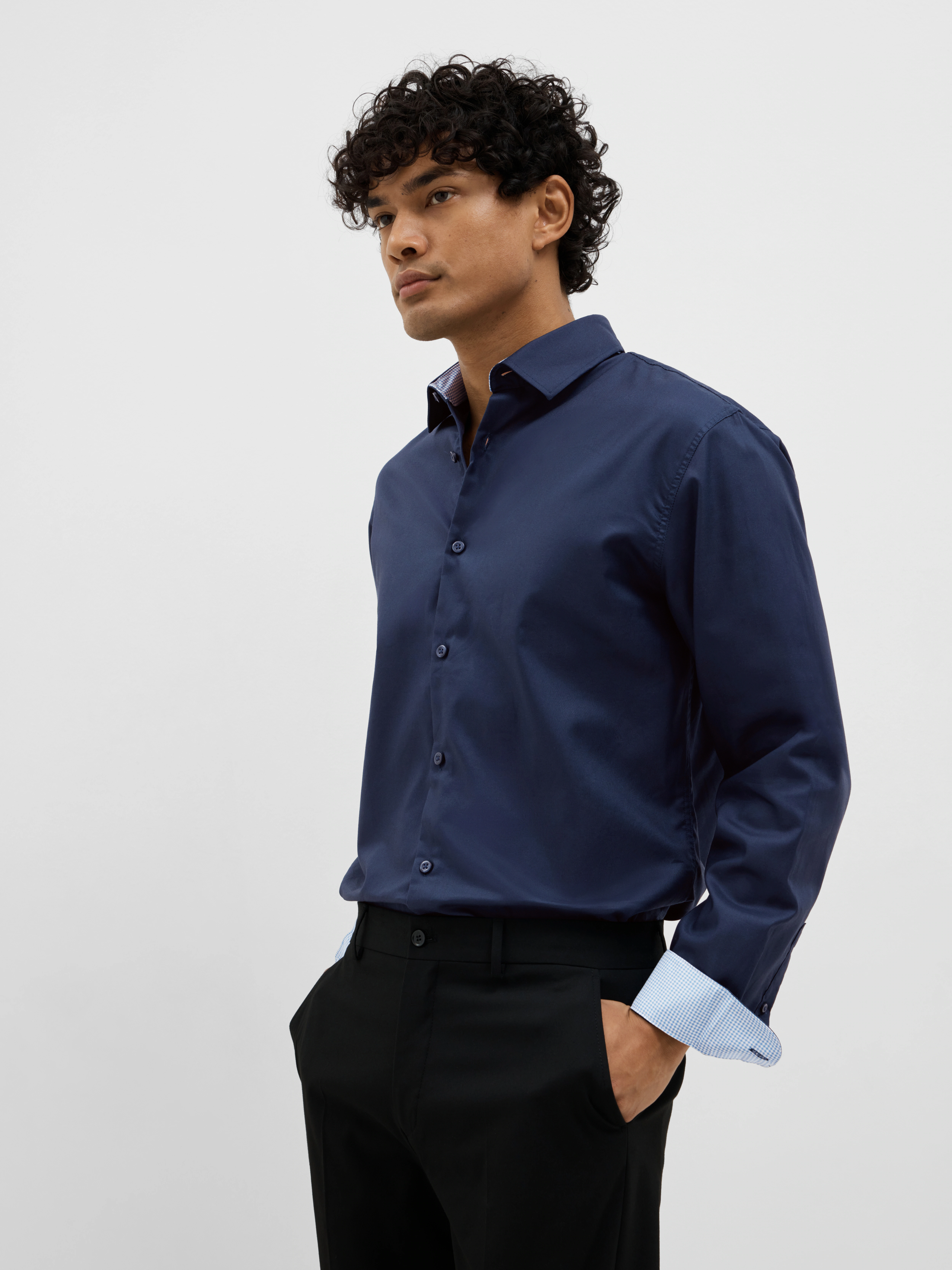 SELECTED HOMME Langarmhemd "SLHSLIMZARK LS SHIRT" günstig online kaufen