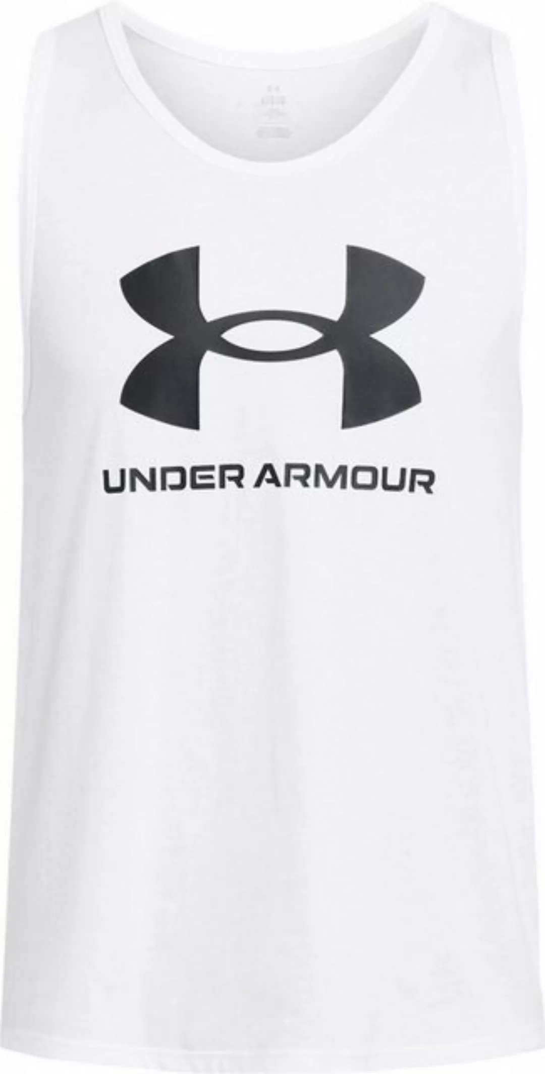 Under Armour® Tanktop UA SPORTSTYLE LOGO TANK 100 WHITE günstig online kaufen