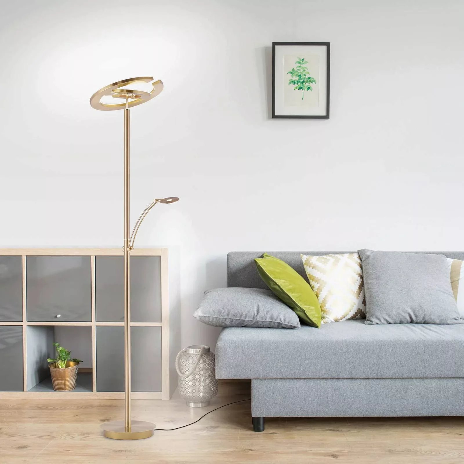 Paul Neuhaus Martin LED-Deckenfluter CCT messing günstig online kaufen