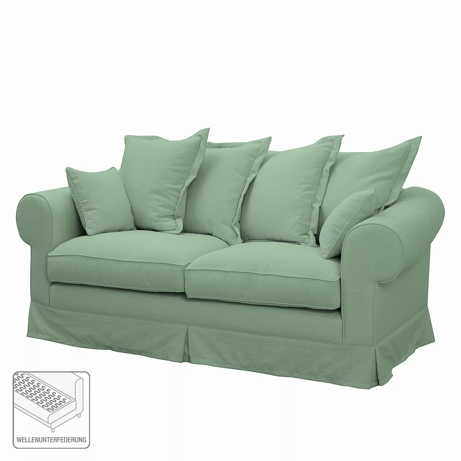 home24 Sofa Saltum (2,5-Sitzer) Webstoff günstig online kaufen