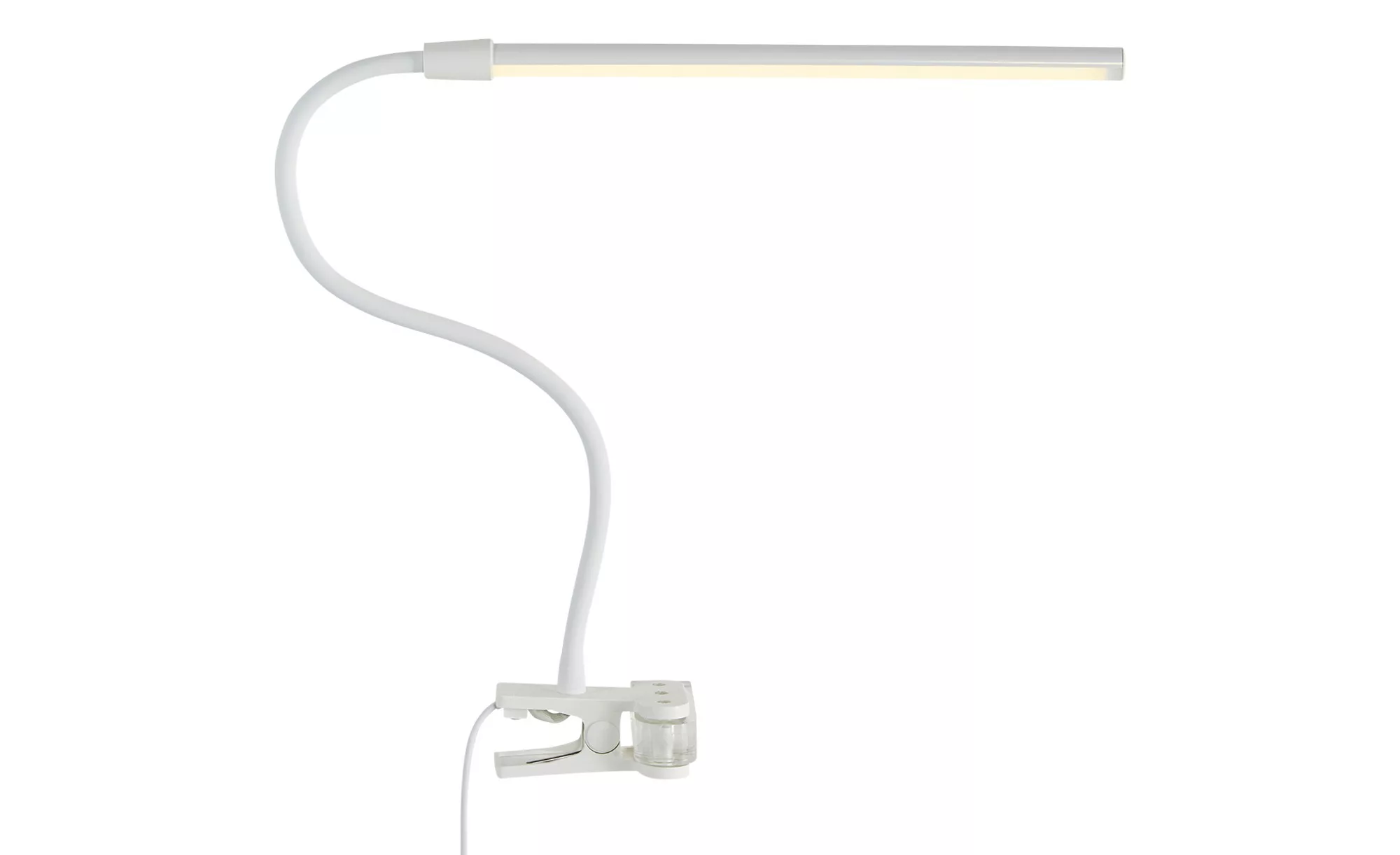 KHG LED Klemmleuchte, 1-flammig - weiß - 60 cm - 37 cm - 7,5 cm - Sconto günstig online kaufen