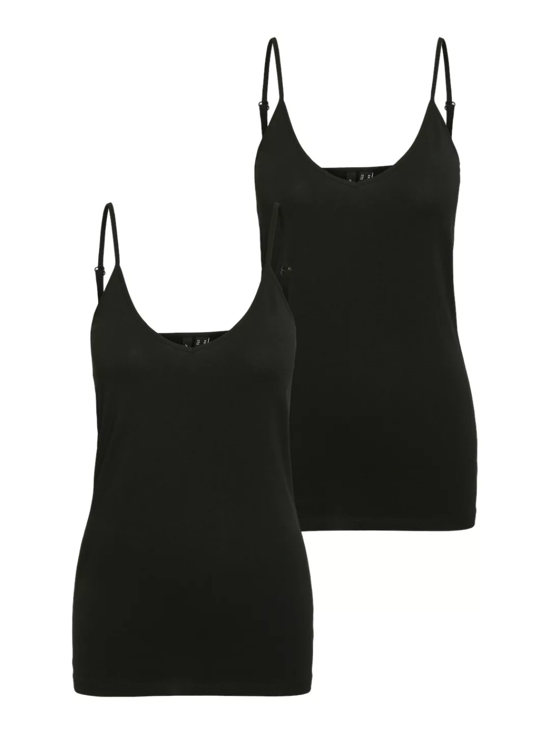 Vero Moda Spaghettitop "VMMAXI MY SOFT V SINGLET 2PACK", (2 tlg., 2er-Pack) günstig online kaufen